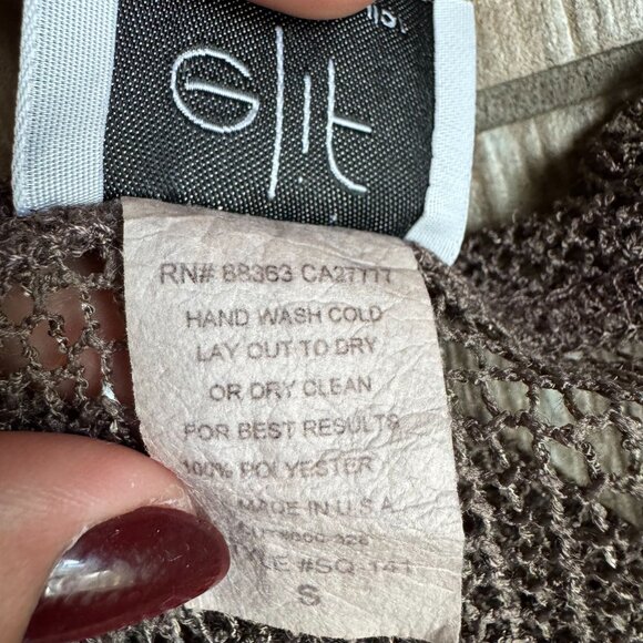 Elif Babydoll Maxi‎ Dress Womens S Mesh Sequins Deep V Festival Goth Grunge Rave - Picture 4 of 7